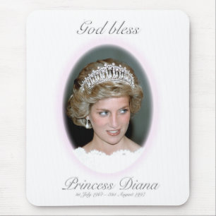 God Bless Princess Diana Mouse Pad