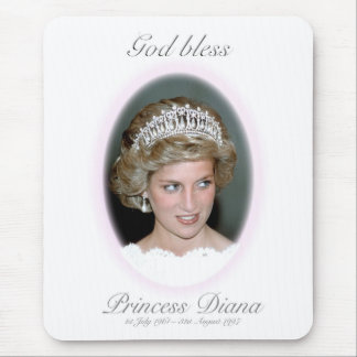 God Bless Princess Diana Mouse Pad