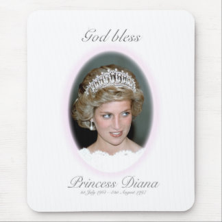 God Bless Princess Diana Mouse Pad