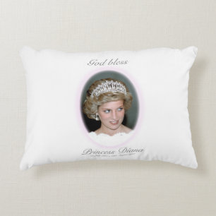 God Bless Princess Diana - Remembrance Accent Pillow