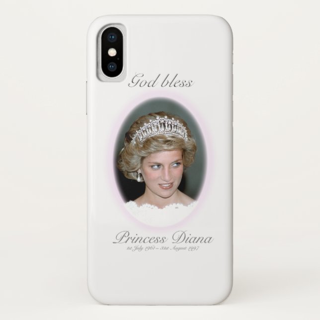 God Bless Princess Diana - Remembrance Case-Mate iPhone Case (Back)