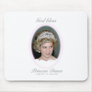 God Bless Princess Diana - Remembrance Mouse Pad