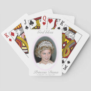 God Bless Princess Diana - Remembrance Playing Cards