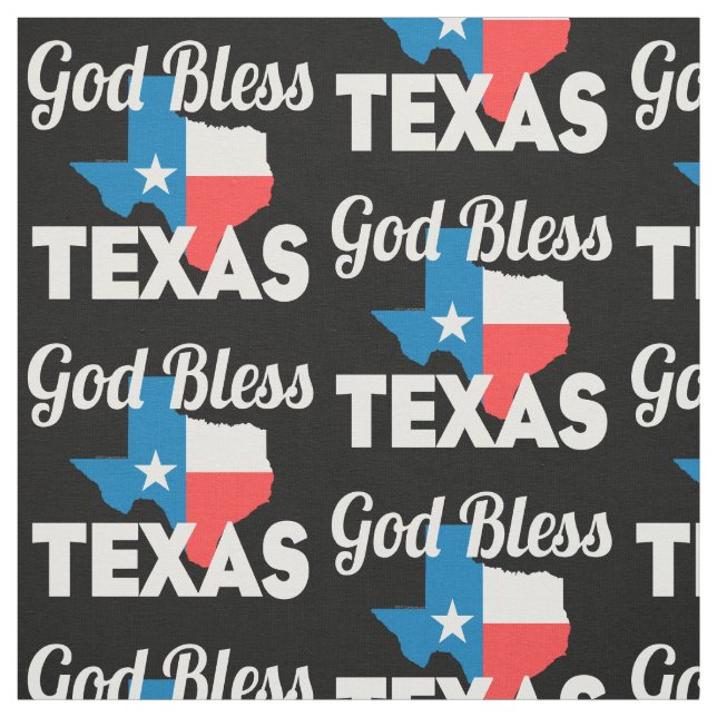 God Bless Texas Fabric (Swatch)