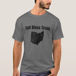 God Bless Texas Ohio Vintage Retro T-Shirt