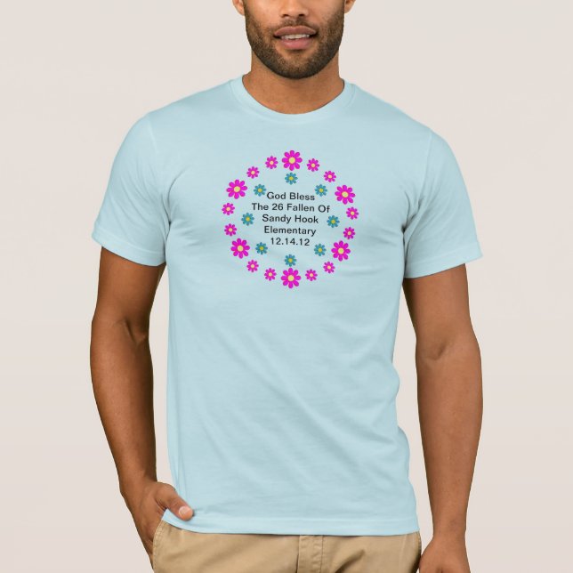 God Bless The 26 Fallen T-Shirt (Front)