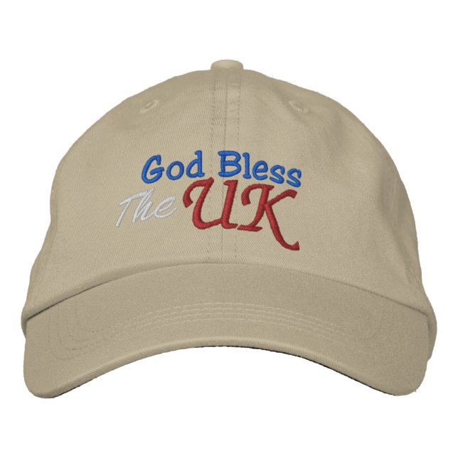 God Bless the UK Cap Template by SRF (Front)