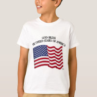 GOD BLESS THE UNITED STATES OF AMERICA US flag
