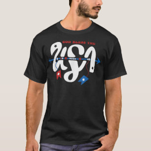 God Bless The USA Independence For Men Women Kids T-Shirt
