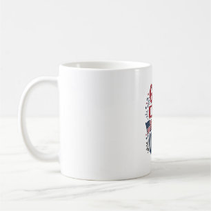 God Bless the USA Vintage Patriotic Faith Shirt De Coffee Mug