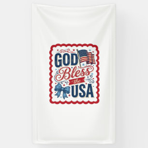 God Bless The USA Vintage Patriotic Shirt Design_1 Banner