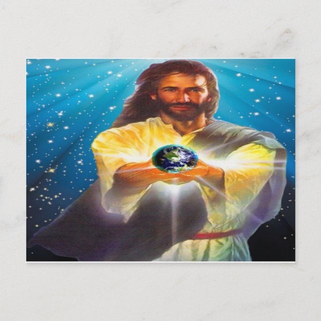 God Bless the World Postcard (Front)