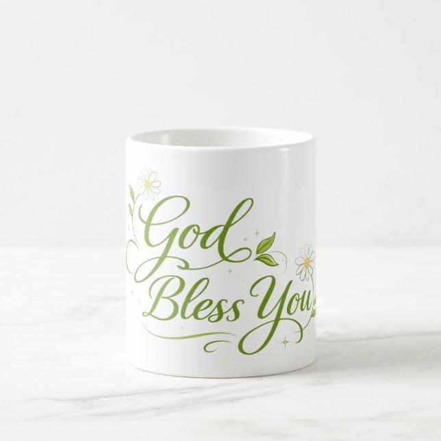 God Bless You Coffee Mug (Center)