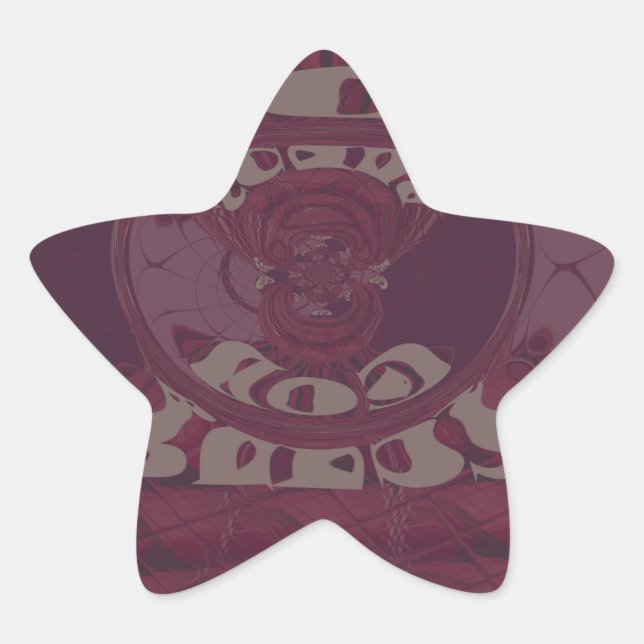 God Bless You Giraffes Art Print/Design Star Sticker (Front)