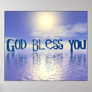 God Bless You. Poster