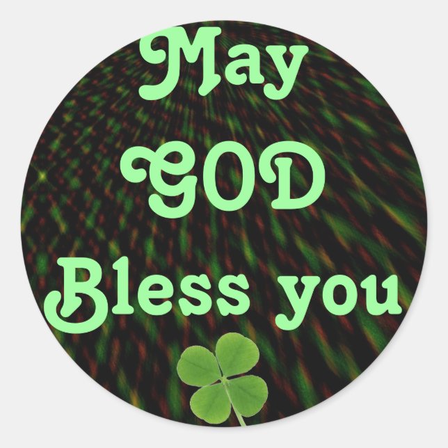 GOD Bless you stickers (Front)