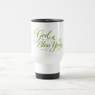 God Bless You Travel Mug
