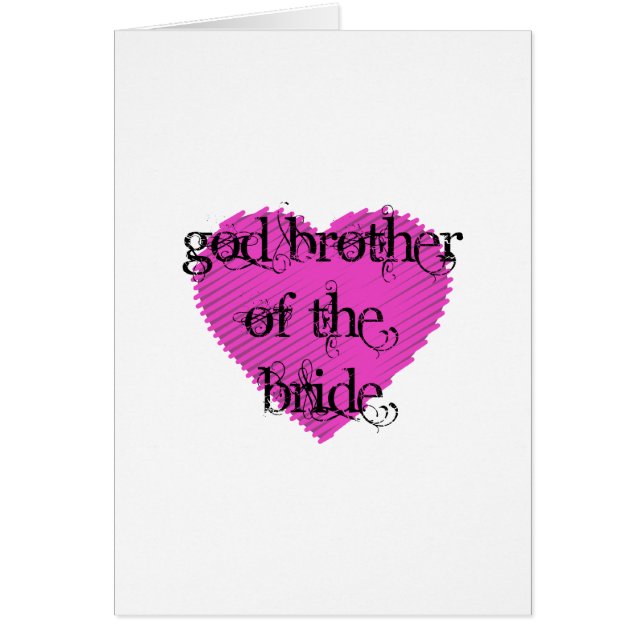 God Brother of the Bride (Front)