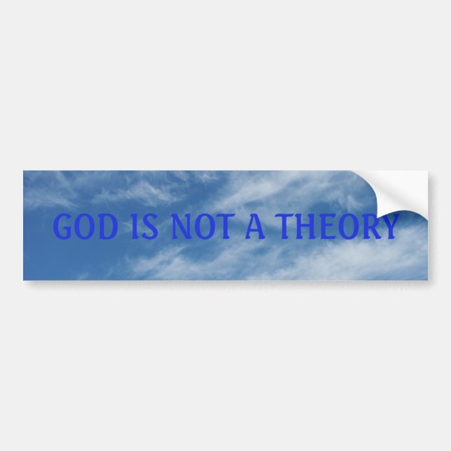 GOD BUMPER STICKER (Front)