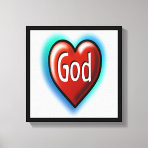 GOD CANVAS PRINT