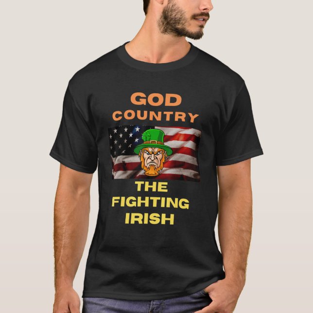 God Country The Fighting Irish T-Shirt (Front)