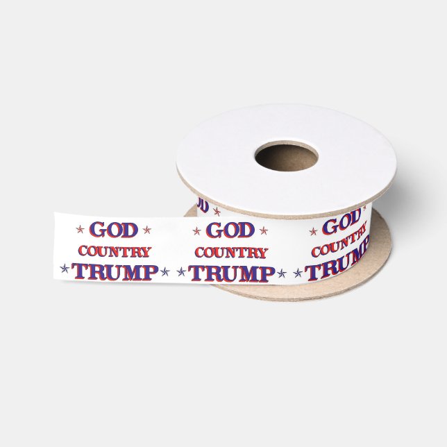 God Country Trump Satin Ribbon (Spool)