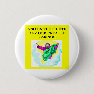 god created casinos 2 inch round button