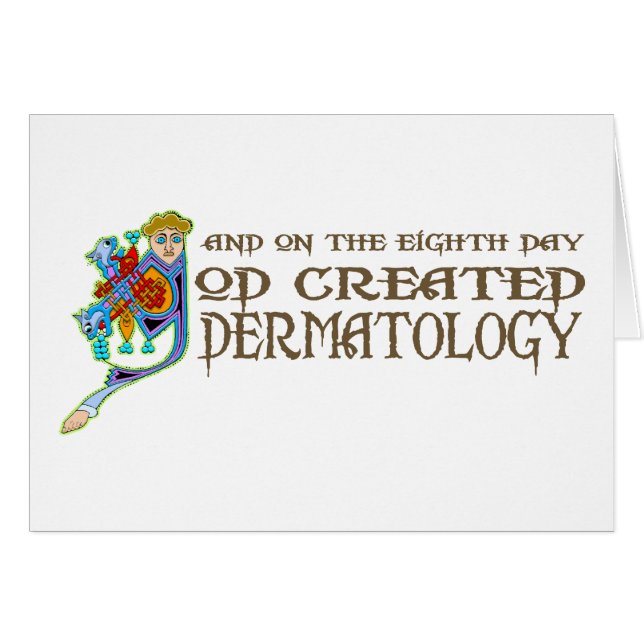 God Created Dermatology (Front Horizontal)