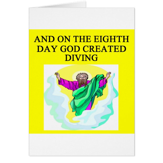god created diving (Front)