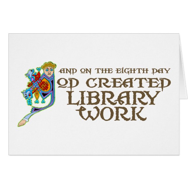 God Created Library Work (Front Horizontal)