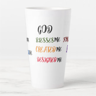God created me Collection Latte Mug