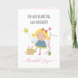 God-daughter birthday fairy girls whimsical card<br><div class="desc">An adorable birthday card with the cutest little fairies that you can personalise with your God-daughter's name. The birthday fairy collection is perfect for little girls who adore magical creatures. You can choose between two types of cards. You can choose either silky gloss paper or matte paper. Matte, is a...</div>