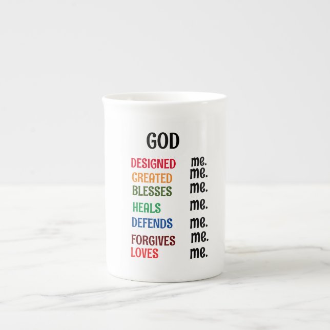 "GOD DESIGNED ME" SPECIALITY Mug (Front)