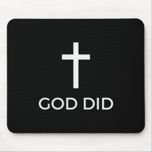 God Did Christian Faith Testimony Blessing Miracle Mouse Pad