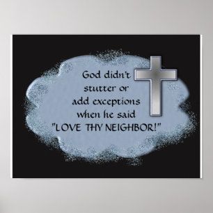 God didn't stutter poster