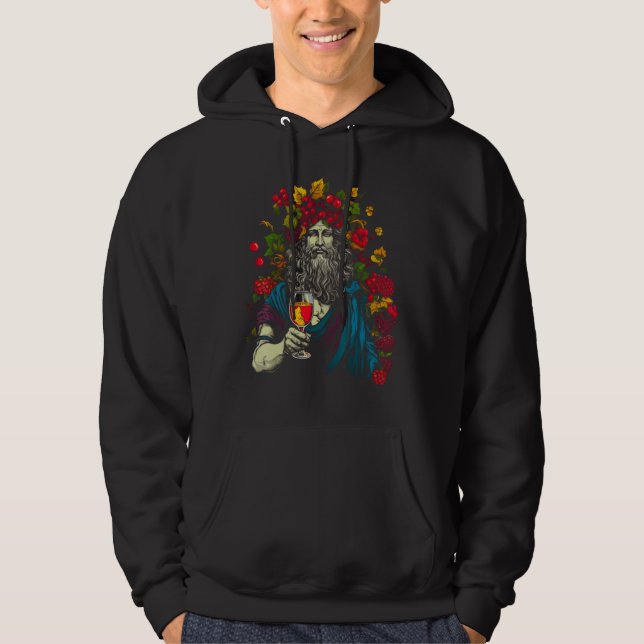 God Dionysus Greek Mythology Hoodie (Front)