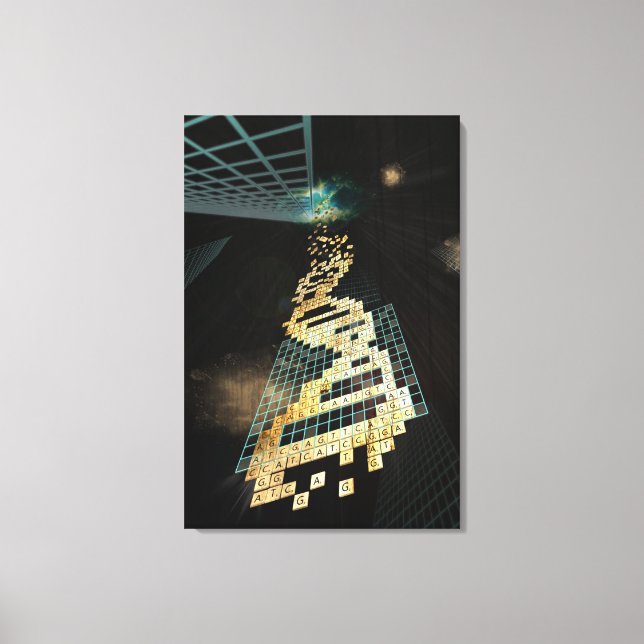 God doesn't play dice 2014 canvas print (Front)