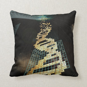 God doesn't play dice 2014 throw pillow