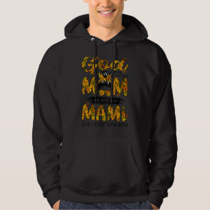 God Ed Me Two Titles Mom And Mami Sunflower Mother Hoodie