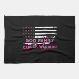 god family breast cancer awareness kitchen towel