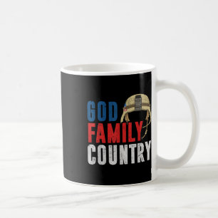 God Family Country Soldier Usa Proud American Memo Coffee Mug