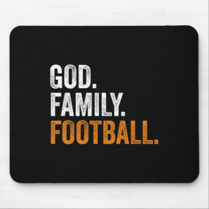 God Family Football Mouse Pad