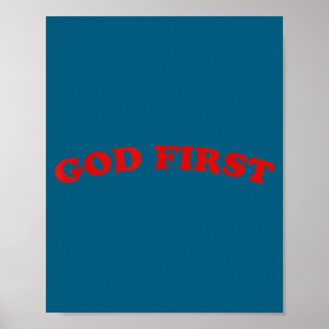 God first  poster (Front)