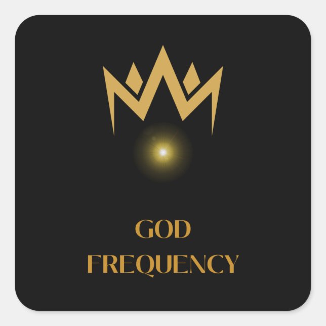 GOD FREQUENCY Sticker (Front)