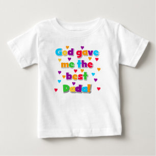 God Gave Me the Best Dada Baby Tutu Bodysuit