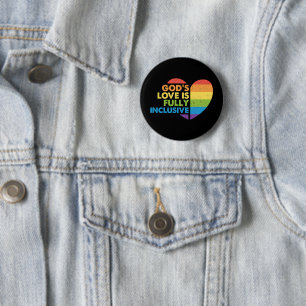 God Gay Christian Lgbt 2 Inch Round Button