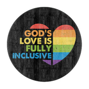 God Gay Christian Lgbt Cutting Board