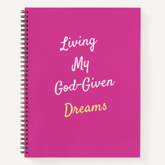 God- Given Dreams Spiral Notebook Journal