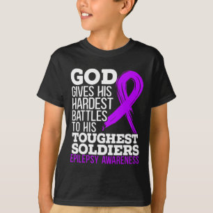 God Gives His Hardest Battle To His Toughest Soldi T-Shirt