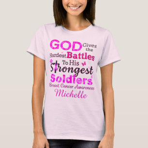 GOD Gives the Hardest Battles T-Shirt